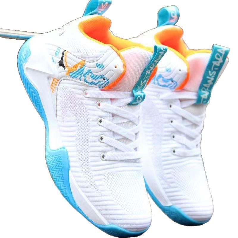 Scarpe da basket primavera e autunno nuove mesh fly-woven traspiranti leggere scarpe sportive con plateau scarpe casual per giovani