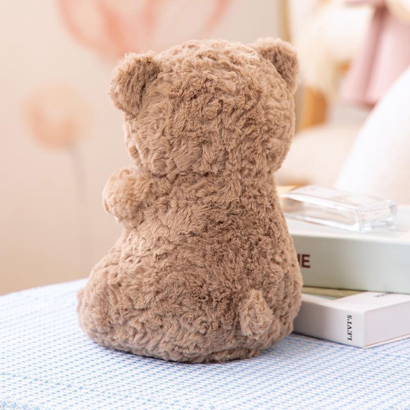 New Valentine's Day Rose Lazy Bear Doll Cute Teddy Bear Plush Toy Doll Girls Gift