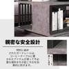 TUIYIDUO Low Table, Marble Table, 2-Stage Storage Design, Spacious Top Board, Sturdy, Stable, Home Use, Easy to Assemble