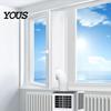 Window Air Conditioner Kit Seal Cloth for Portable AC, Adjustable No Drill Vent Kit, Fabric Cover Sliding