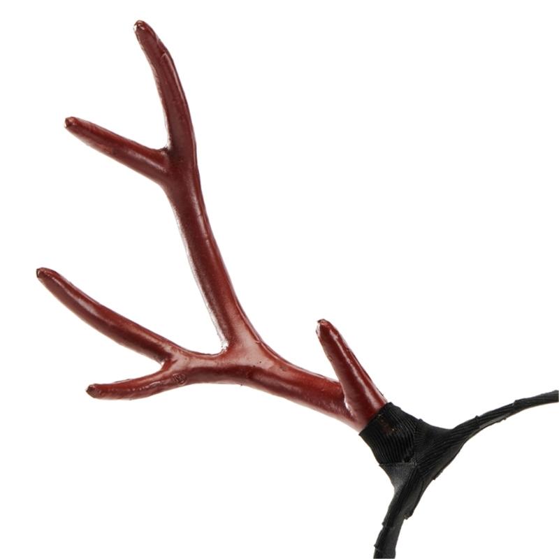 Gothic Antler Horn Cosplay Party Cartoon COSPLAY Halloween Cartoon Role Play Costume Proms Party Live Show Headwear