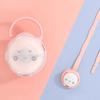 Plastic Soother Container Baby Pacifier Clip Nipple Holder Box Molar Chain Baby Pacifier Box