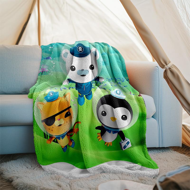 The Octonauts6 Printed Throw Blanket—lightweight,soft,warm;versatile Blanket for All Seasons—perfect As &air-conditioning Throw,nap Blanket