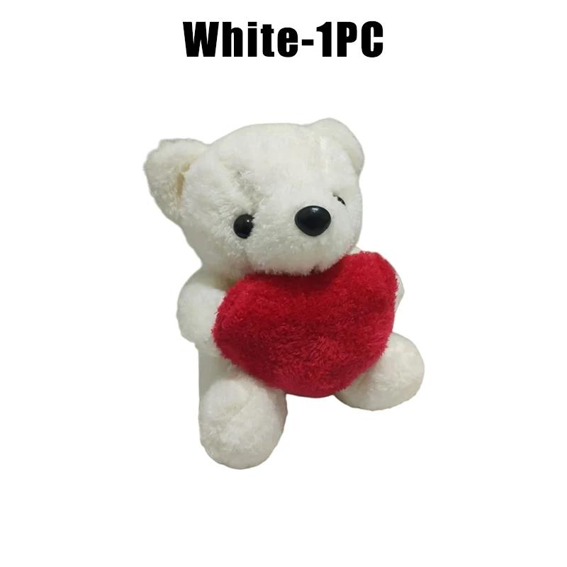 

20cm Stuffed Teddy Bear Dolls with Heart Cute Animal Plush Toy for Girlfriend Mom Anniversary Valentines Birthdays Gifts