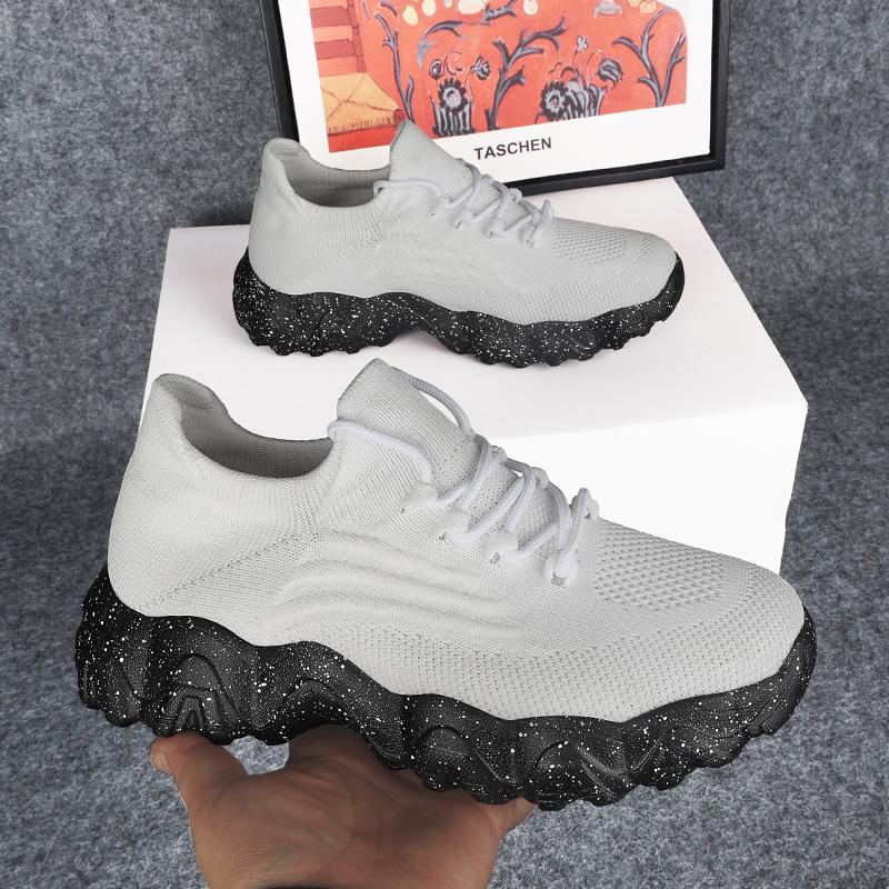 MAEDEF Women Summer Sneakers Platform Breathable Mesh Lightweight Vulcanize Shoes Comfortable Casual Sports Walking Gym Shoes