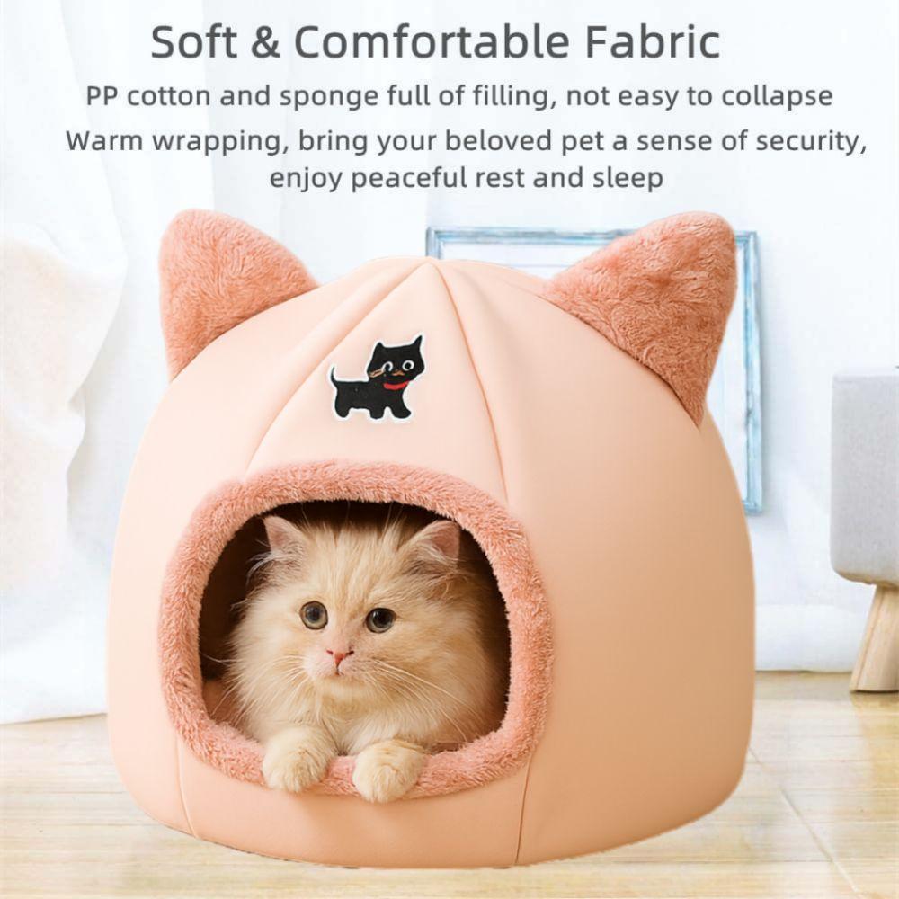 Warm Pet Castle House Four Seasons Cat Condo Pumpkin Cat Bed  For Pet Within 12KG/27LB