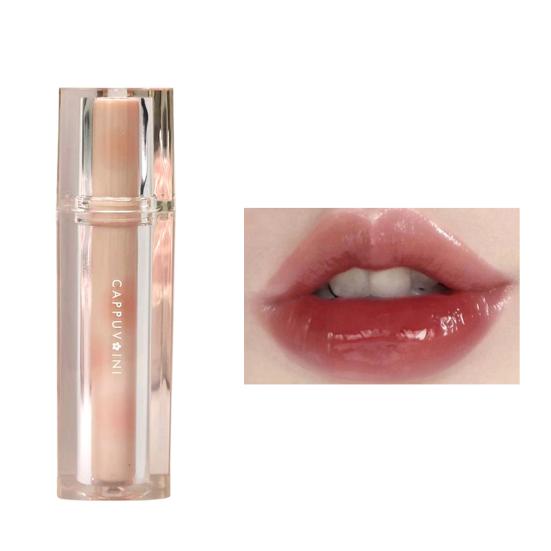 

Прозрачный тюбик, красивый, гладкий, легкий, увлажняющий, универсальный блеск для губ с блестящей текстурой, блеск для губ для студентов C