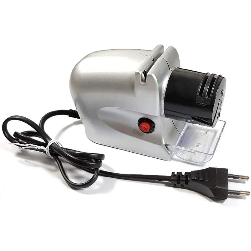 Affilacoltelli da Cucina, Affilacoltelli Elettrico, Può Regolare l'Angolo delle Fessure di Affilatura per Forbici, Base Antiscivolo, Per Ogni Coltello da Chef