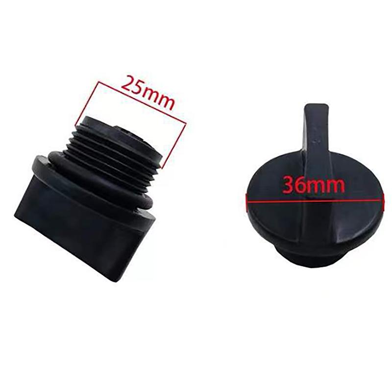 5 piezas de accesorios para bomba de agua a gasolina, tapón de 3 y 2 pulgadas, accesorios para bomba de agua, tapón universal
