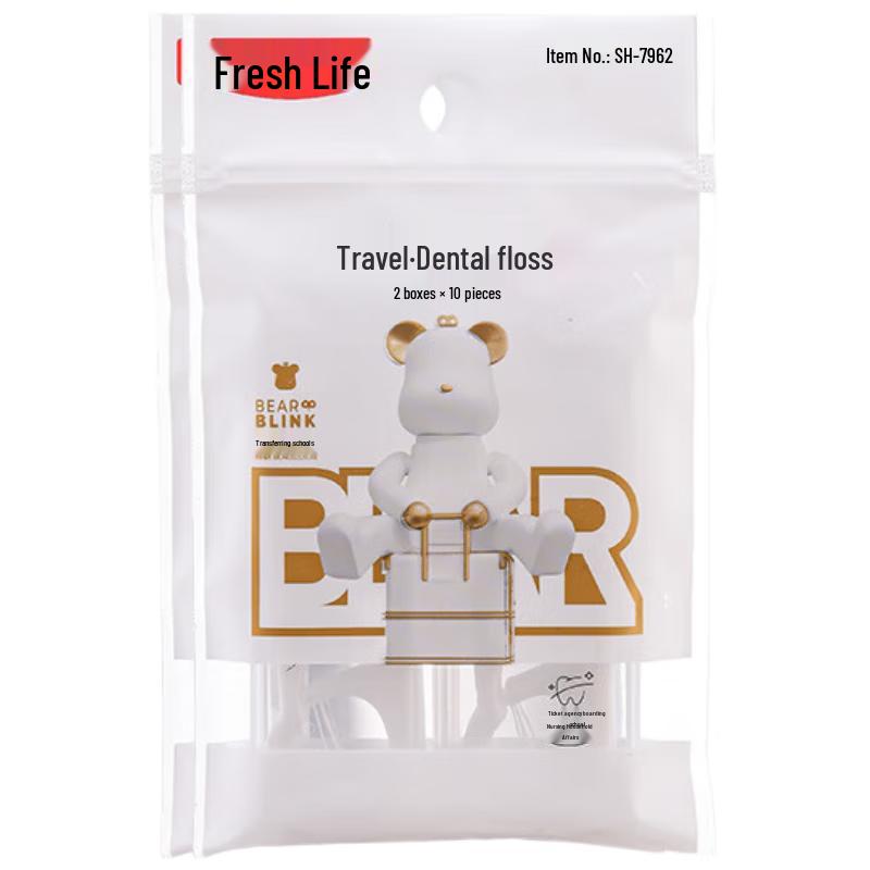 Fresh Life Portable Dental Floss Picks