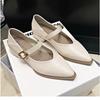 New Style Fashionable Comfortable Elegant Toe Shoes Women's Sweet Cool Mary Jane Shoes Evening Night Versatile Scoop Shoes