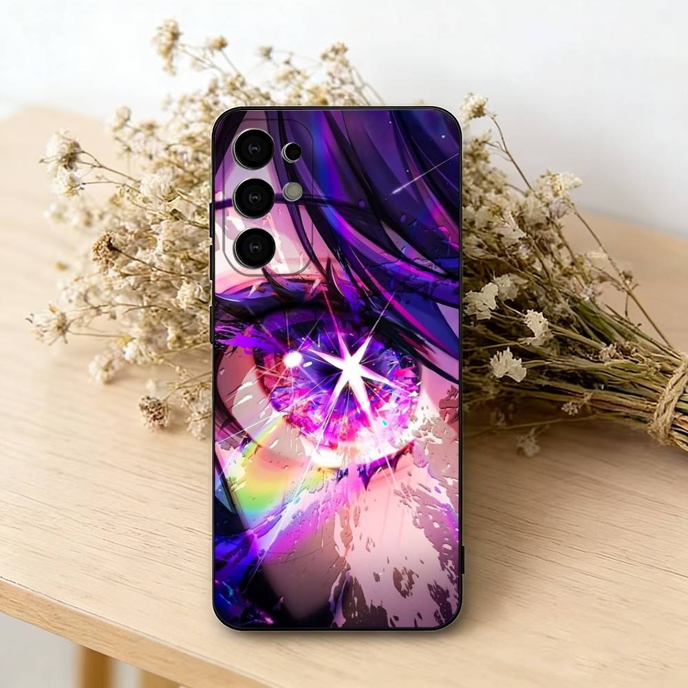 

Oshi No Ko AI-Anime C-Cute Phone Case For Samsung S25,S24,S21,S22,S23,S30,Ultra,S20,Plus,Fe,Soft Silicone Black Cover Samsung S26