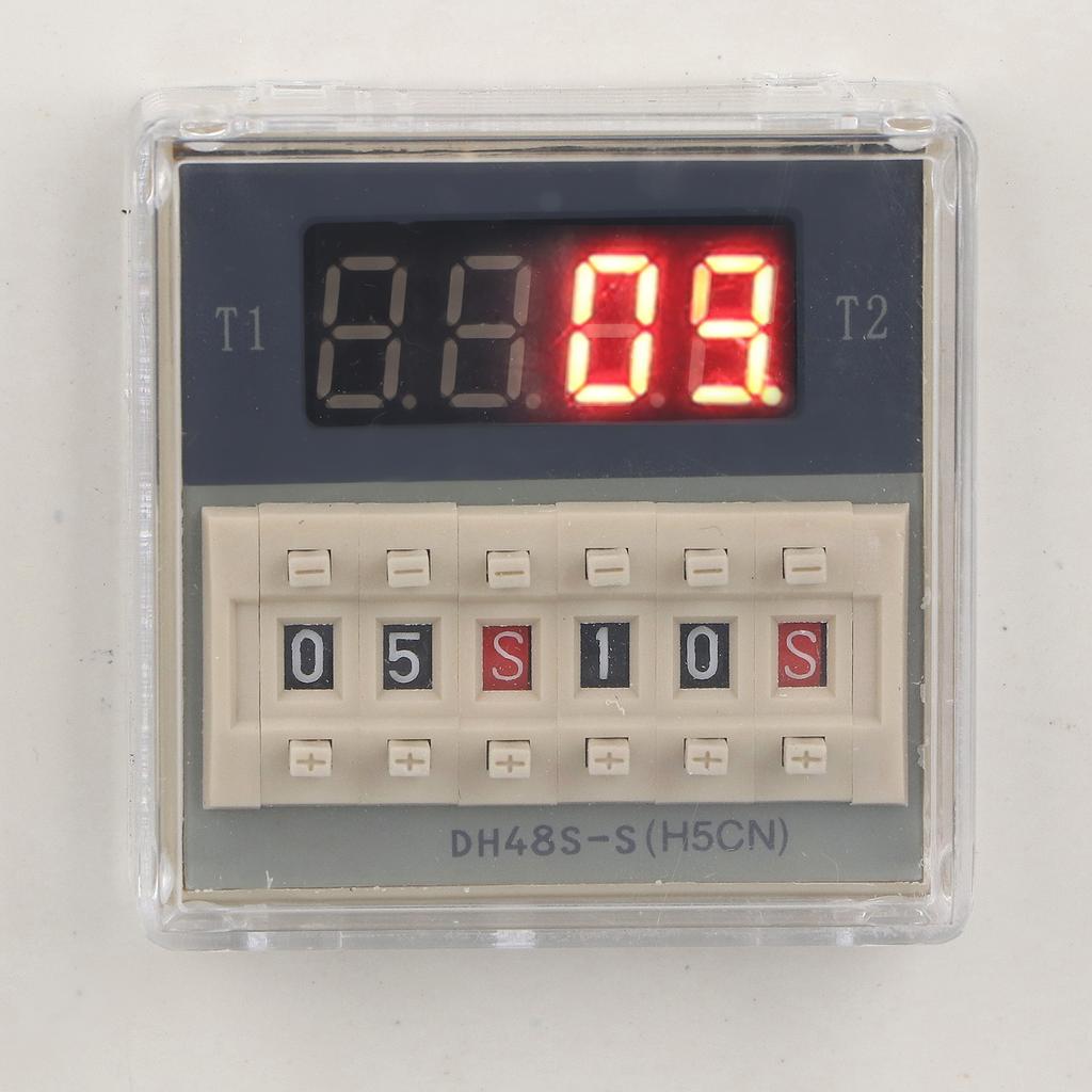 Industrial Alarm Smart Cycle Timing Siren 90‑110 High Decibel Sound Alarm 6 Digits