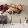 Artificial Rose Bouquets Artificial Flowers Rose Flower Branch Realistic Fake Rose For Wedding Home Decor
