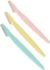 URBAN BOX 3PCS Eyebrow Razor Exfoliating Dermaplaning Tool,Facial Dermaplane Razors Shaver Facial Hair Remover Shaving Trimming Grooming Eyebrow Sh