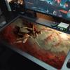ELDEN RING Farbiges Mauspads Großes Gaming-Tischkissen Rutschfestes Laptop-Tablet Großes Mauspads XXL Matte Mini-PC Spielmatte Mit Verriegeltem Rand