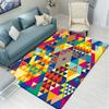 Geometric Style Porch Door Mat Non-slip Kitchen Living Room Carpet Bathroom Mat Indoor Carpet Door Mat Home