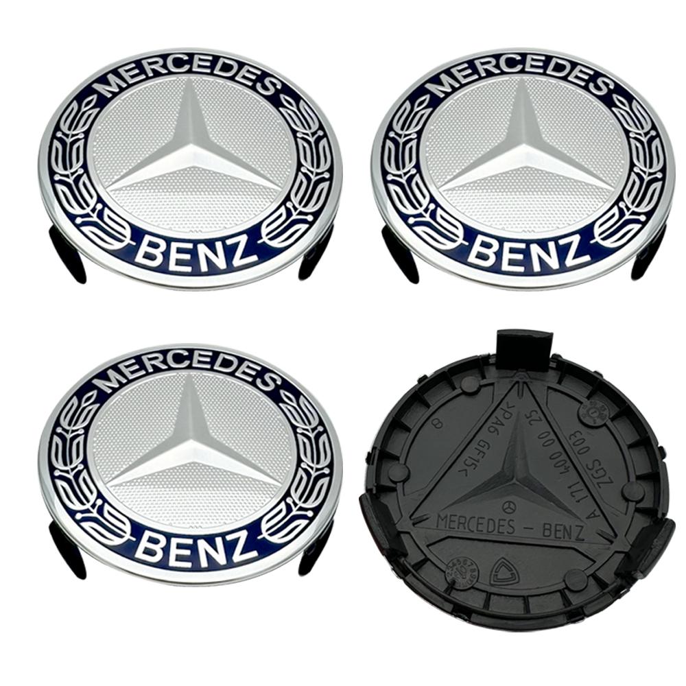 TXF4 AQW Mercedes Benz wheel cap Car Wheel Center Caps Hub Caps ABS W176 W177 W204 W205 W212 W213 W206 X156 X253 W117 CLA CLS / 4PCS