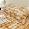Soft Winter Pillow Cover Extended Double People  Pillow Plush Long Pillowcase  King-size Bed