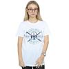 Star Wars Womens/Ladies The Mandalorian Warrior Crest Cotton Boyfriend T-Shirt