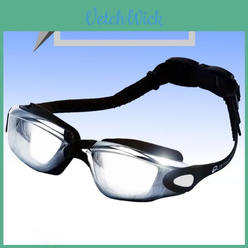 Hd Swimming Goggles With Antifog Silicone Frame Uv Protection For Adults