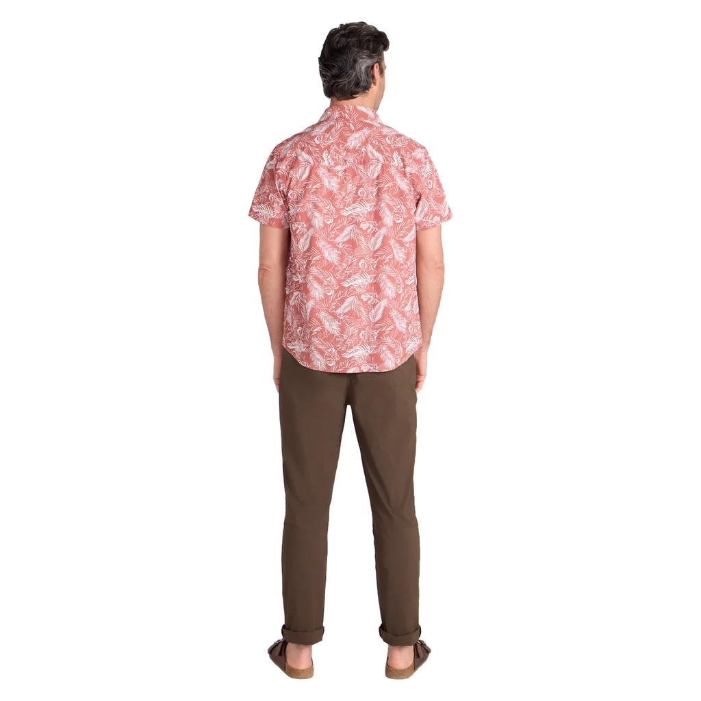 Mountain Warehouse Mens Tropical Leaves Short-Sleeved Shirt