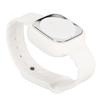 Ultrasonic Repellent Bracelet Watch with Clock Function USB Rechargeable Waterproof Repeller Wristband White