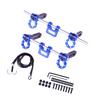 RC Bumpers Front Rear Bull Bar RC Crawler Bumpers Upgrades Parts Spare Parts Adjustable for 1/10 RC Vehicles Modification