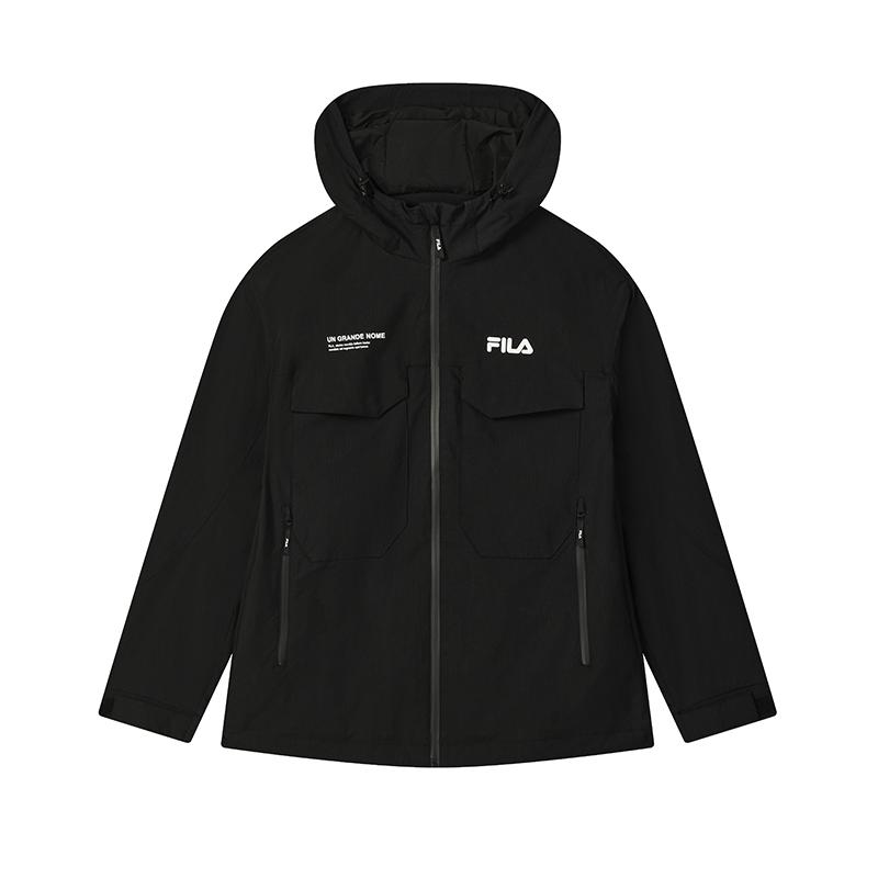 New FILA ORIGINALE Jackets Men's Jet Black F11M539703FBK