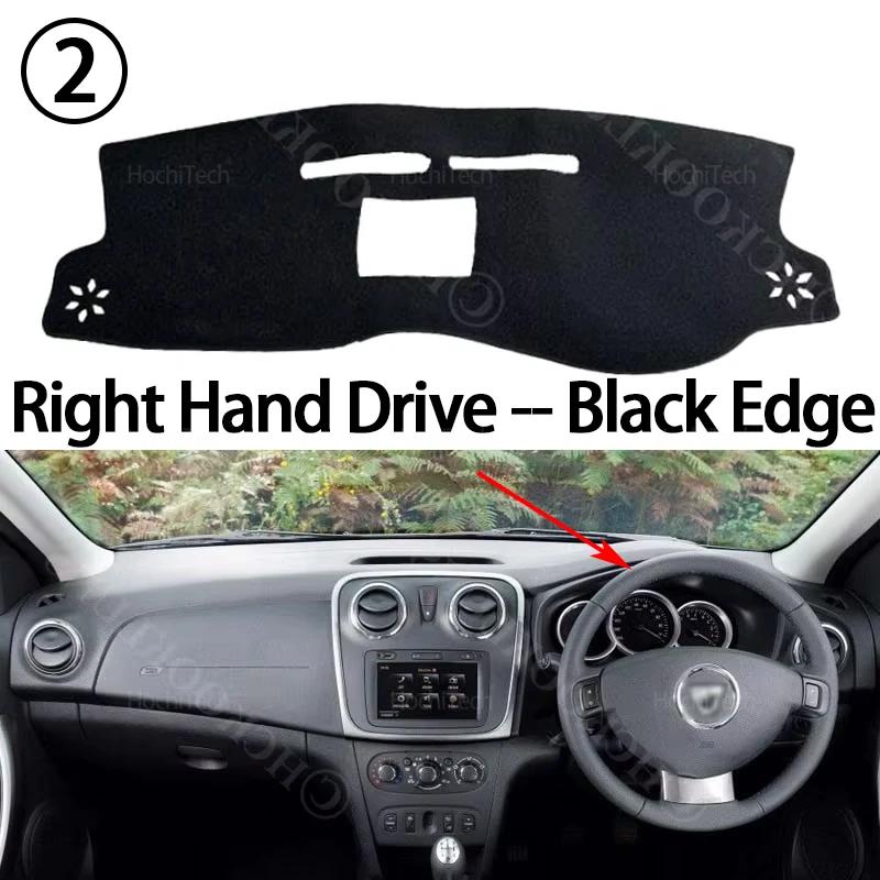 

Car Dashboard Cover Avoid Light Pad Instrument Panel Mat Case Carpets for Dacia Renault Sandero Stepway II 2 RS 2013-2020