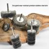 Electric Metal Wire Brush Head for Grinding, Rust Removal, and Wood Carving with Handle