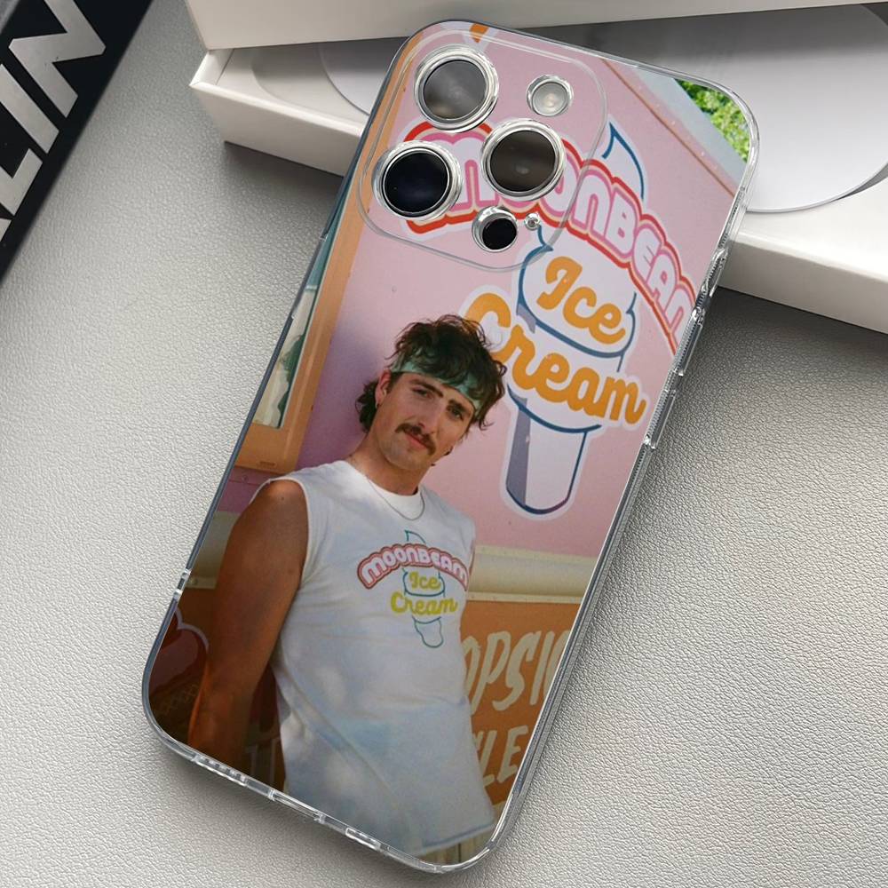 B-Benson Boone Phone Case For iPhone 17 15 14 13 11 12 16 Pro Max Plus Mini Transparent Silicone Soft Funda