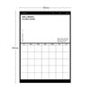Erasable Magnetic Calendar & Whiteboard Sticker Set for Fridge – Customizable Planner & Message Board