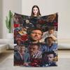 Dr. Gregory House Television Photo Collage Flannel Blanket Warm Throw Blanket for Outdoor Travel Office Bedspread Sofa Bed Cover