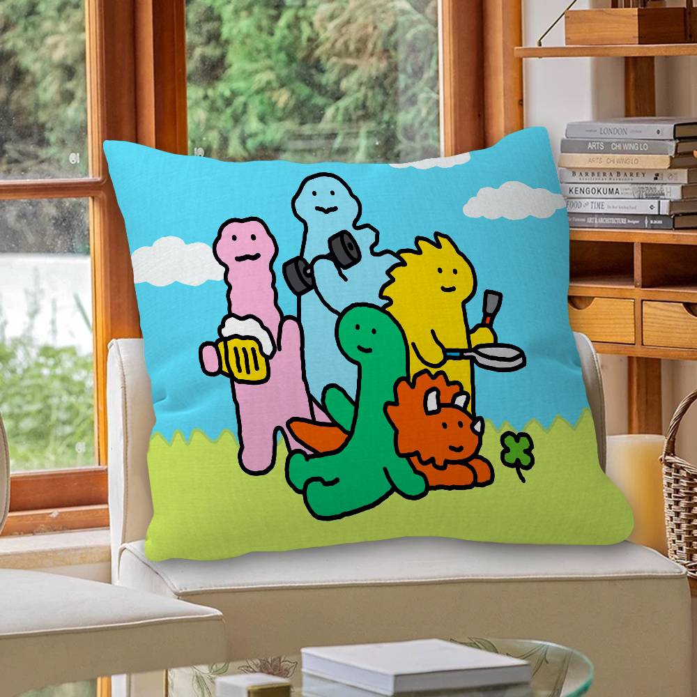 Cartoon J-Joguman S-Studio Lucky Dragon pillow cover sofa cushion cover home room decoration children gift