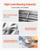 Steel Banding Strapping Kit, Heavy Duty Banding Sealer Tool with 30.5 M Binding Straps, 100 Metal Clasps, Manual Pallet Packaging Strapping Kit for