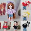 With Headwear High-end Dress Up 4 Styles Jeans Pants Suit Best Gifts  16~17cm Doll/1/8 BJD Doll