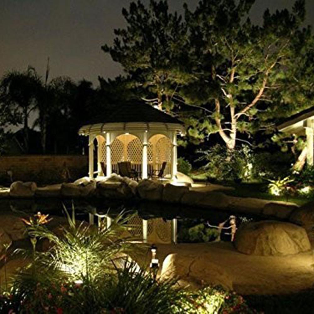 5W COB LED Lawn Lamp DC12V Outdoor Landscape Light Spot Light IP65 Water Resistance for Garden Patio Yard Courtyard Path Warm White