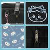 Shobido Chiikawa School Bag Synthetic Leather Black Boston Bag with Multifunctional Pockets Chiikawa [SHOWBIDO] <Hachiware>