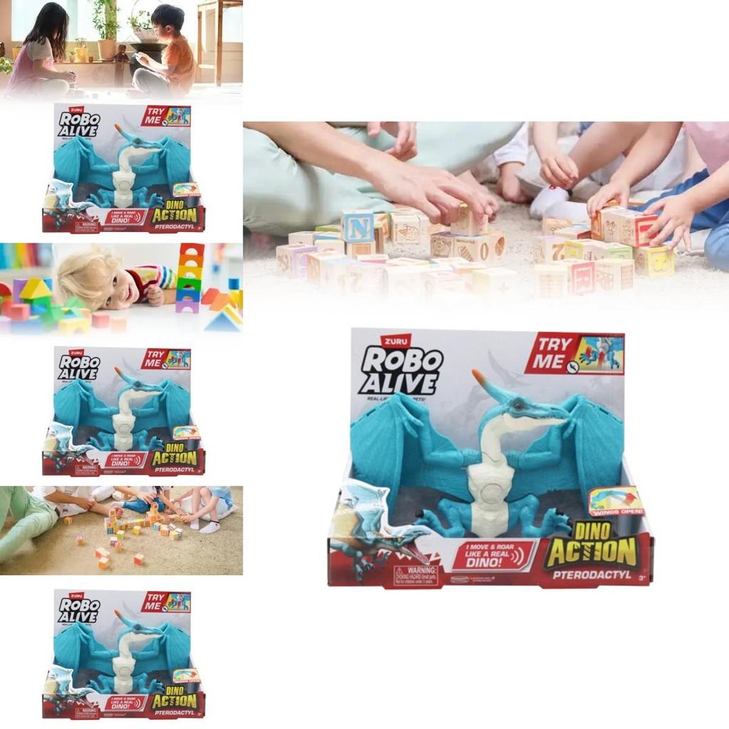 Robo Alive Dinosaur Action Figure Toy With Plastic Material For Kids Play And Interest Development