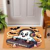 Halloween Carousel Ghost Carpet Mat Boo Bites Candy Basket Spooky DJ Music Design Door Mat Home Decoration Welcome Mat Door Mat