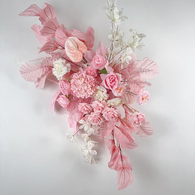 Complete Wedding & Banquet Artificial Flower Set: Ground Rows & Table Decor
