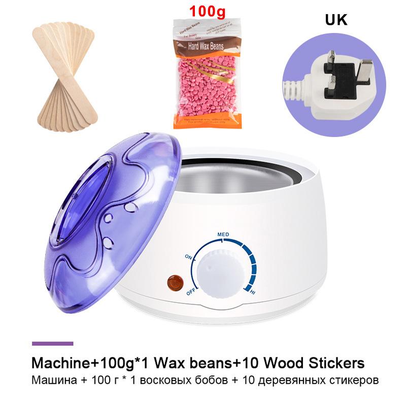 

200CC нагреватель воска, грелка, машина для удаления волос, депиляция для рук, ног, тела, спа-эпилятор, горшок с парафином + восковые бобы + деревянные палочки