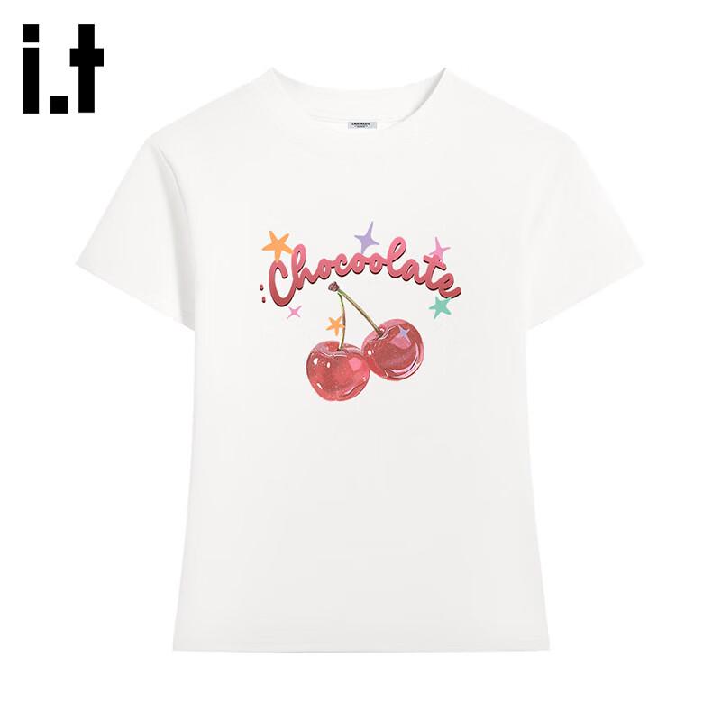CHOCOOLATEit Women s Cherry Print Short Sleeve T-Shirt M