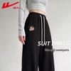 Warrior Women's 2026 Autumn Persimmon Print Loose Straight-Leg Pants