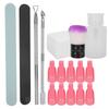 Nail File Professional Nail Art Dust Brush Manicure Grinding Nail Polish Removal Tool