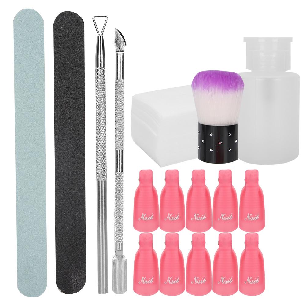 Nail File Professional Nail Art Dust Brush Manicure Grinding Nail Polish Removal Tool