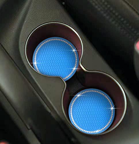 

2шт автомобильный держатель для стакана с водой, противоскользящий коврик, силикагель, водонепроницаемый для украшения интерьера, аксессуары для стайлинга автомобиля