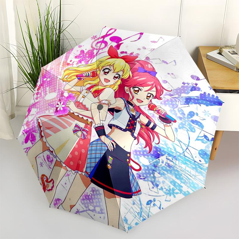 1pc Outdoor Umbrella - Automatic Opening/Closing, Portable 3-Fold Design with 8-Bone Iron Frame - Perfect Gift for Fans, Travelers, Daily Use - Suitab