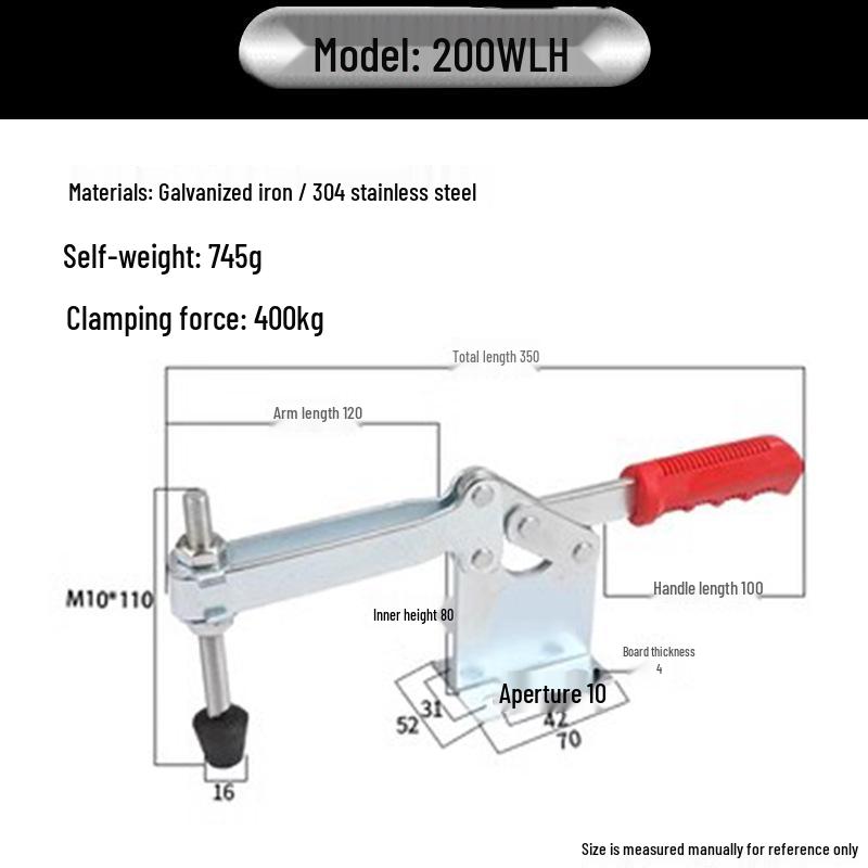 XB-203F Durable Quick Clamp Fixture for Machine Tools